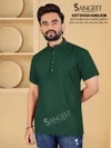 Sangeet Soft Rayon Handloom Dobby Rayon Mens Short Kurta Exporters In India
